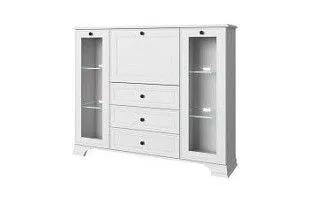 Тумба Тиффани 2V1D3S белый - Выставка Лобня