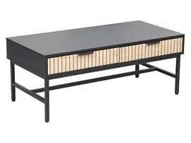 Стол журнальный Signal MAGO L1 (дуб/черный мат) 100/48/40