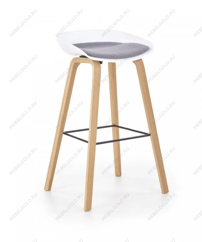 Барный стул Halmar H-86 (белый/серый)