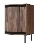 Комод Halmar SWING KM-1 (орех/черный) | изображение 3