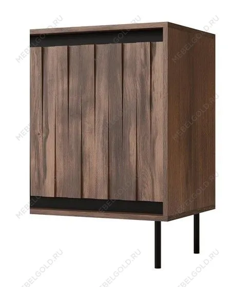 Комод Halmar SWING KM-1 (орех/черный) | изображение 3