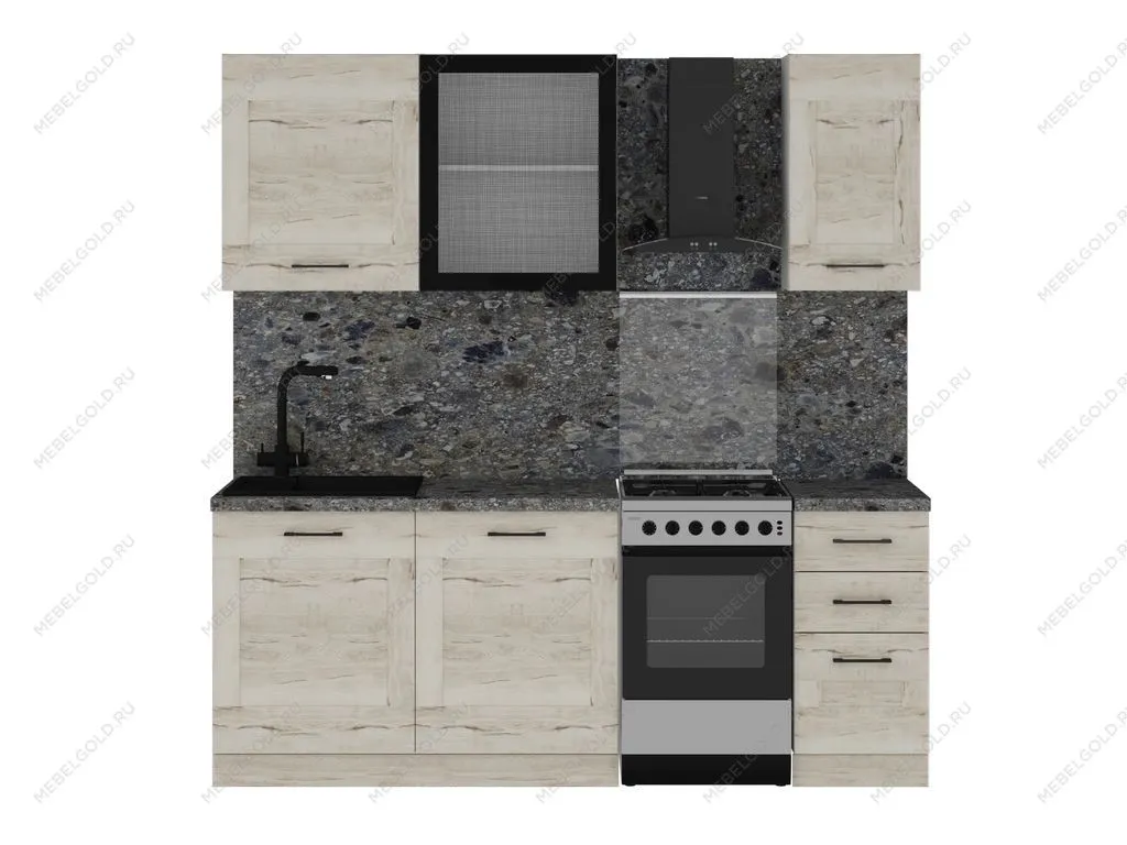 Кухня Дублин (возможный вариант комплектации 3)