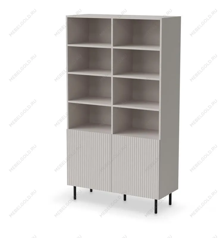 Стеллаж Halmar PAXOS REG-1 (кашемир/черный)