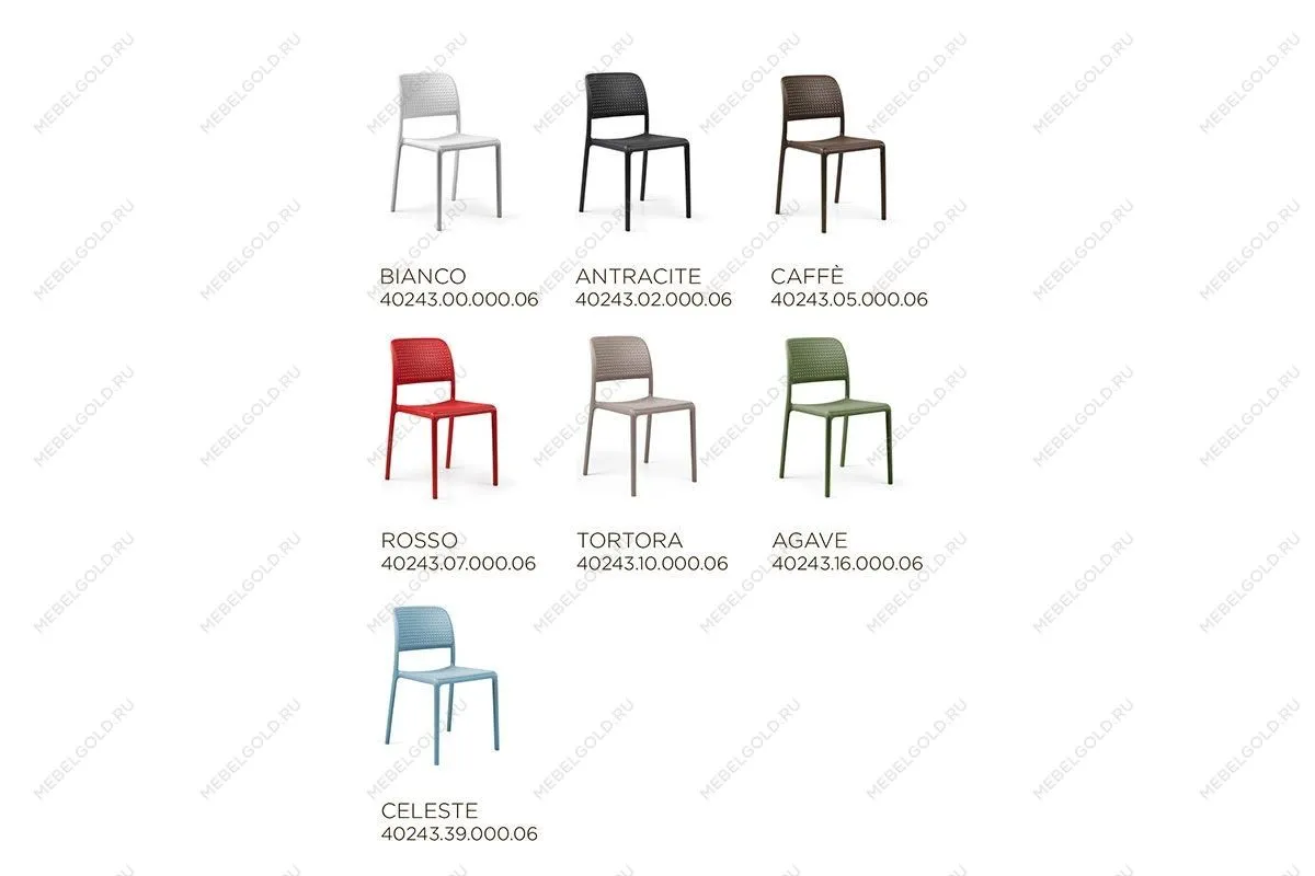 Стул Bora Bistrot, голубой | изображение 4