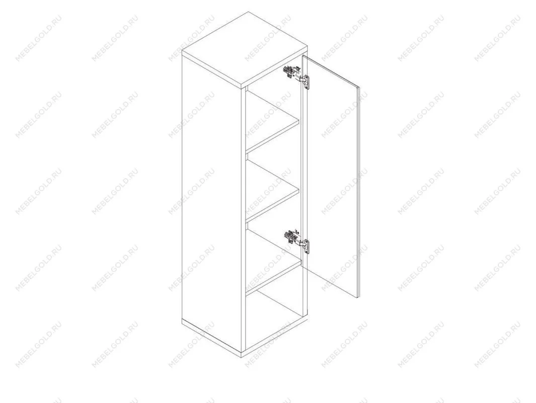 Шкаф навесной Грейс SFW1D | изображение 6