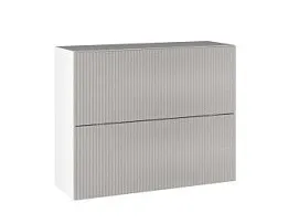 Шкаф ШГ-90СМГ, Виста (900*316*720) Экокожа Бежевый, 26451