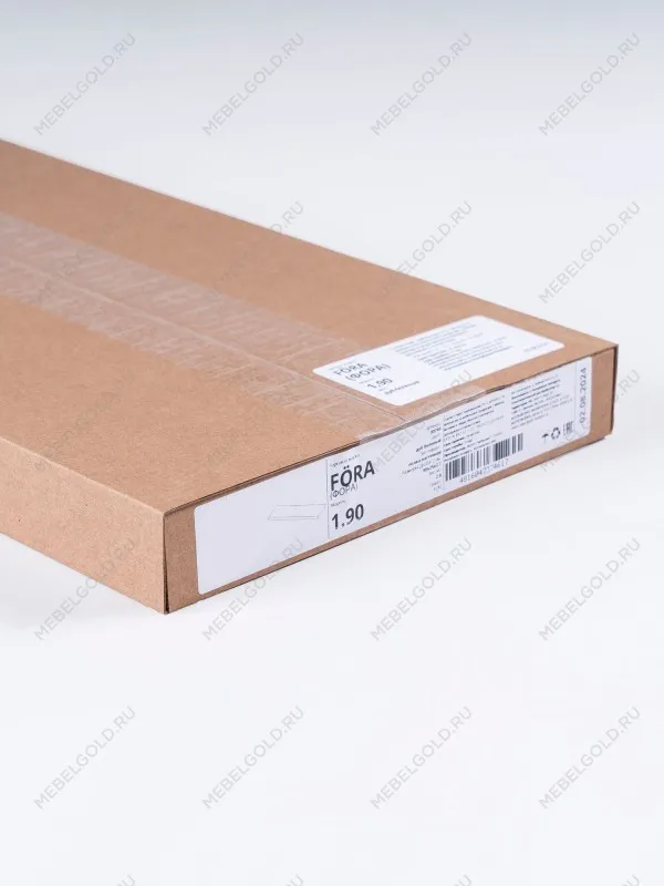 Полка настенная Фора, 90х25 см, белая | изображение 8