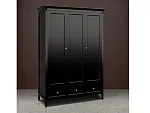 Шкаф трехстворчатый Manhattan (Черный) | изображение 3