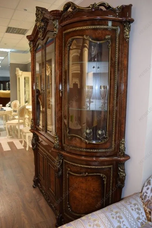 Сервант Джоконда 5-ств корень дуба глянец | изображение 8