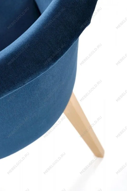 Стул кухонный Halmar TOLEDO 2 Monolith 77 (темно-синий/дуб медовый) | изображение 7