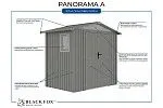 Сарай металлический Black Fox Panorama A | изображение 1