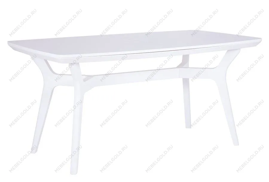 Стол Фиджи 1600(2100)х900, цвет белая эмаль