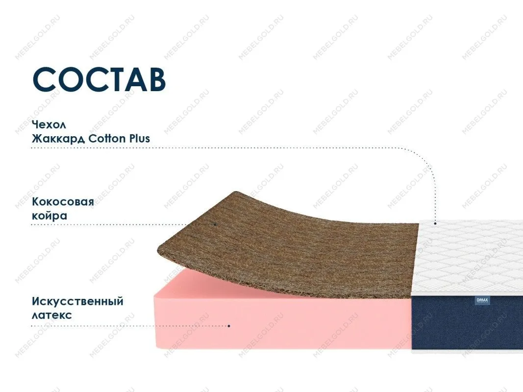 Матрас Практик 19 кокос 160х200 | изображение 1