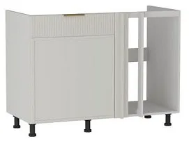 Стол под мойку угловой СМУ-120, Берта (1100*554*820) Светлый Мокко, 22923