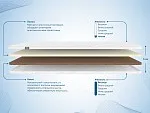 Наматрасник Латекс 3 см + Кокос 3 см 80х200 | изображение 1