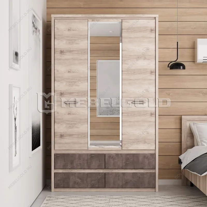 Шкаф 3-створчатый Джаз 3DG4S Z | изображение 1