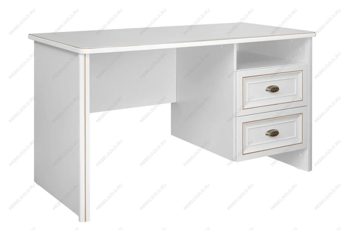 м. Римская - Стол письменный Натали белый глянец