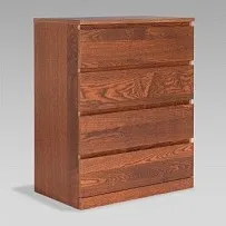 Варма Прайм 4 комод 80x100x48 шпон ясень, коричневый
