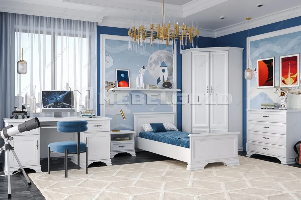 Кровать Кентаки LOZ/90x200 белый | изображение 3