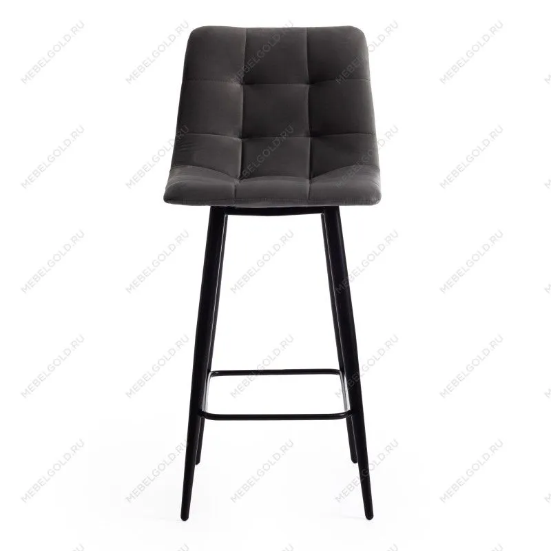 Стул полубарный CHILLY (mod. 7095пб) серый barkhat 26/черный | изображение 4