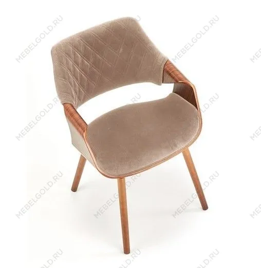 Стул кухонный Halmar K396 (бежевый/орех) | изображение 5