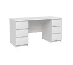 КАСТОР (KULLEN) стол письменный ИКЕА / IKEA 6 ящиков 151х65 белый | изображение 3