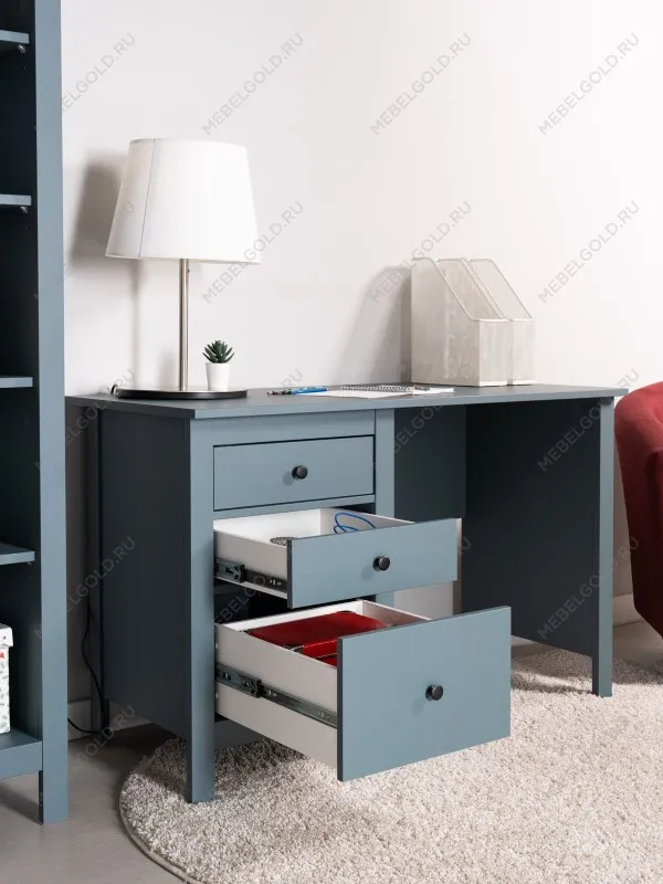 Стол письменный Сага, 120х56, темно-бирюзовый | изображение 3