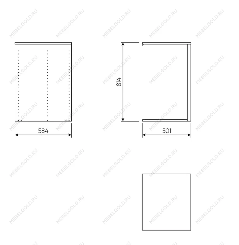 МАКС секция разделительная 75-100х58 белая | изображение 2