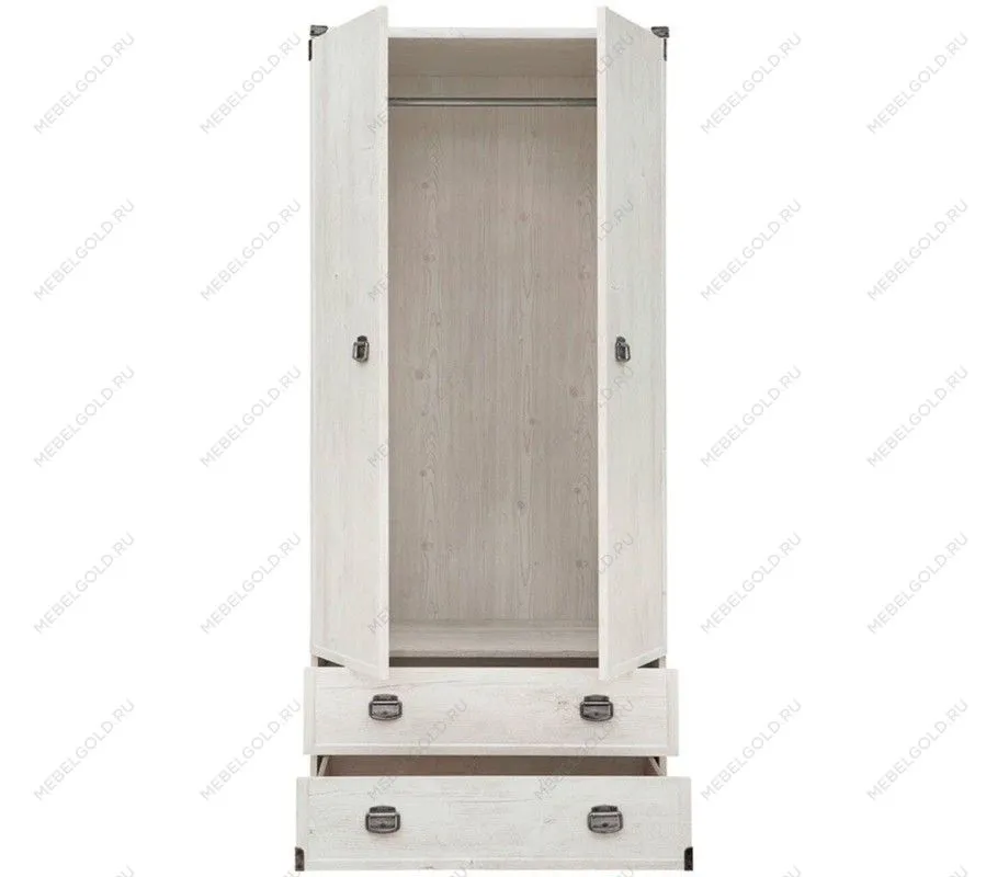 Шкаф со штангой Индиана JSZF2D2S сосна каньон | изображение 1