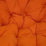 Кресло-качалка Papasan с подушкой Орех, ткань, оранжевый | изображение 4
