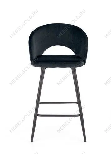 Стул барный Halmar H96 (черный/черный) | изображение 2