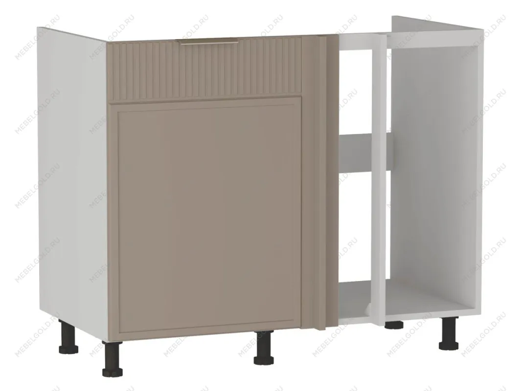 Стол под мойку угловой СМУ-110, Берта (1000*554*820) Мокко, 25119