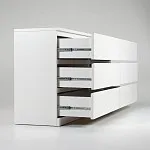 Комод Варма, 6 ящиков, горизонтальный, 160х78х40 см, эмаль белая | изображение 14