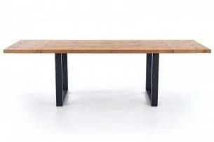 Стол обеденный Halmar PEREZ раскладной (дуб светлый/черный)