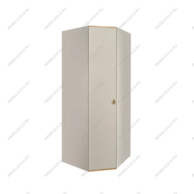 Шкаф угловой Римини (Слоновая кость/Золото) РМШУ2/1