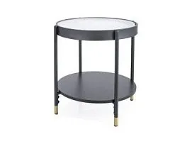 Стол журнальный Signal LAGUNA A (белый/черный)