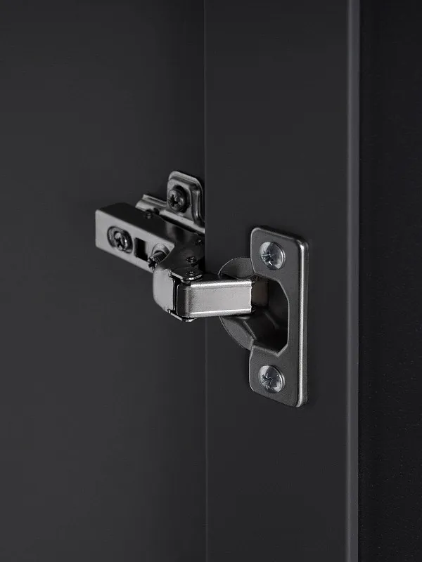 Балашиха - Шкаф с витриной Сага, 90х41х215 см, серый | изображение 6