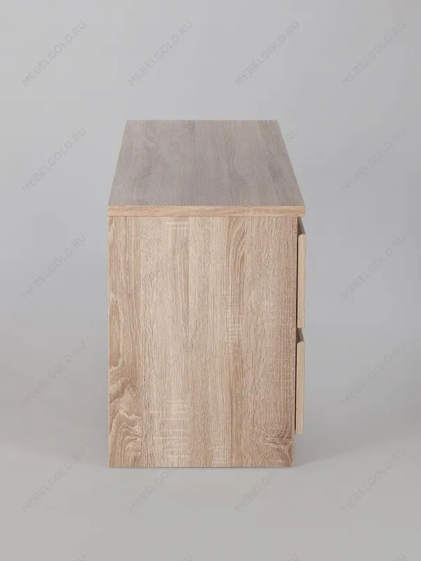 Тумба для ТВ Кастор, 4 ящика, 130х40х54 см, дуб сонома | изображение 9