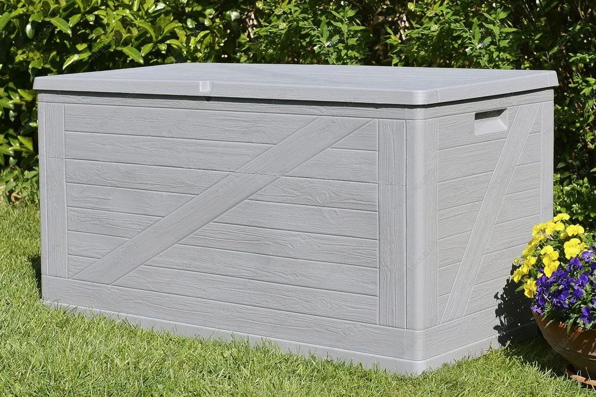 Сундук Toomax WoodLine, 420 л Светло-серый | изображение 4