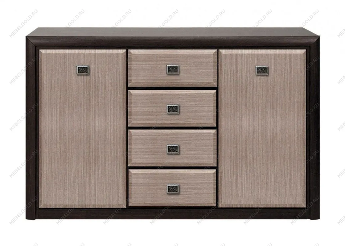 Тумба Коен KOM2D4S Венге/Штрокс (NEW)