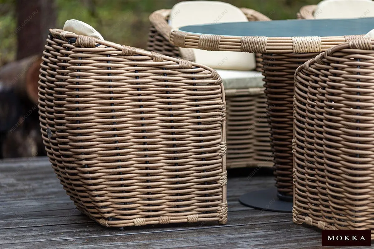 MOKKA MAJORCA кресло, цвет соломенный | изображение 8