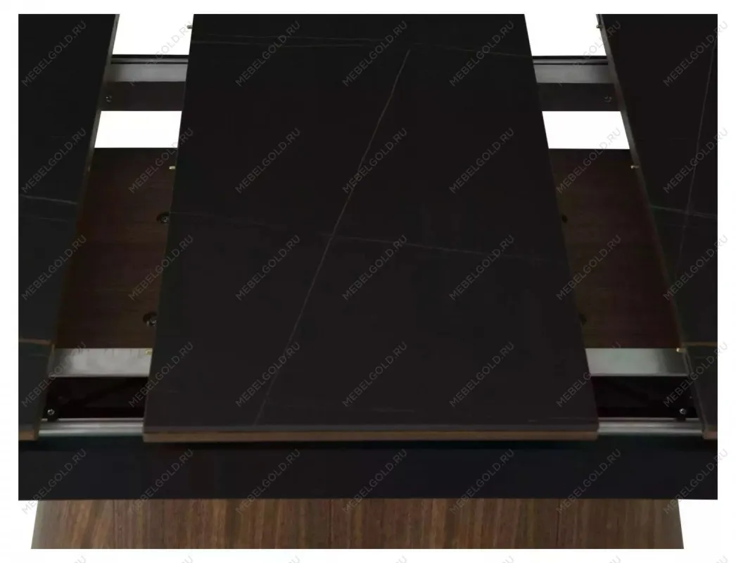 Стол обеденный Signal MONACO 160 (черный/орех) | изображение 6