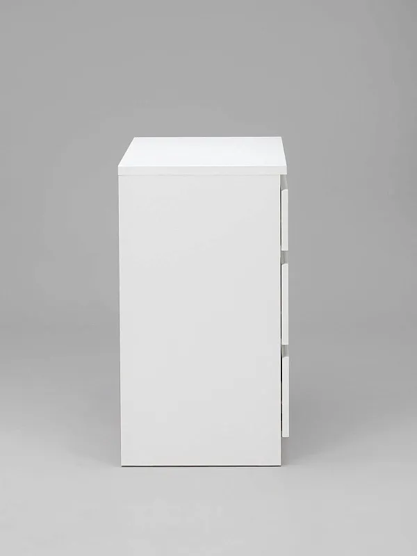 Комод Кастор, 3 ящика, 65х40х71 см, белый | изображение 12