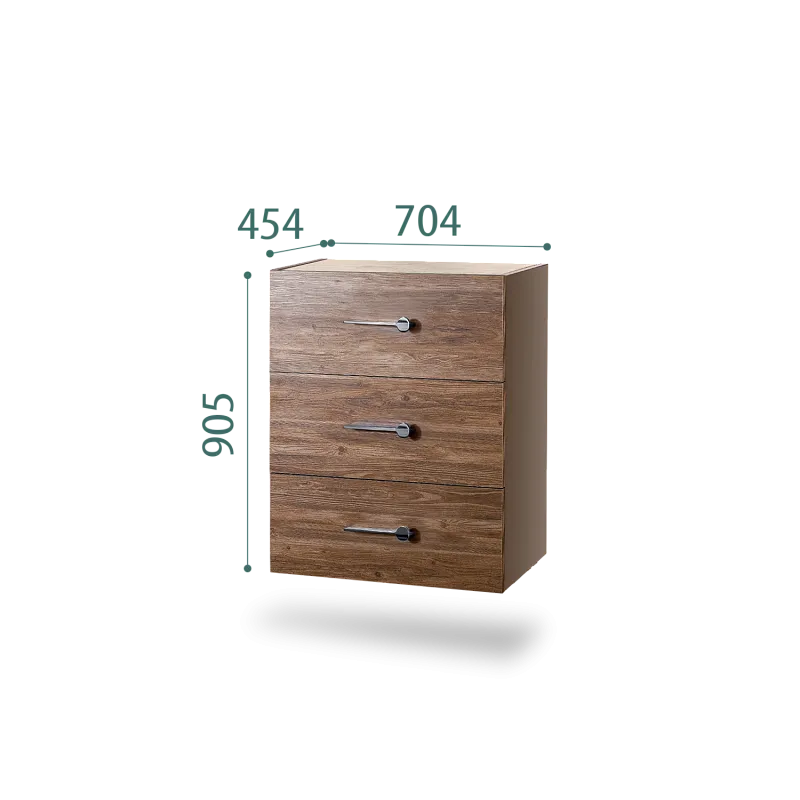Комод Bogemia Fly Wood Wo (Мокка) (Novabuk/Хром) БМКМ-1