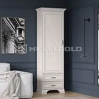 Шкаф 1-створчатый Тиффани 1D2S вудлайн кремовый