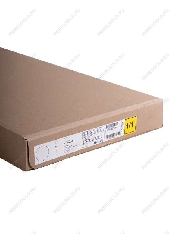 Стеллаж Варма, 6 полок, 38х198х28 см, шпон, дуб беленый | изображение 7