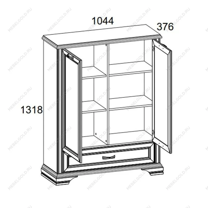Тумба Монако 2D1SL | изображение 1