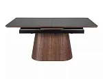 Стол обеденный Signal MONACO 160 (черный/орех) | изображение 3