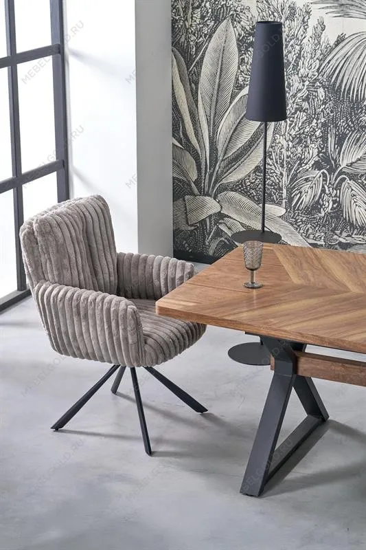 Стол обеденный Halmar BARON 200 (орех/черный) | изображение 7