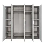 Шкаф Замира 5-дверный серый камень | изображение 1